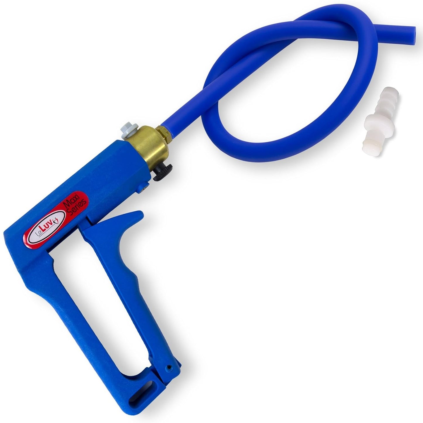 LeLuv Vacuum Pump Blue Maxi with Ergonomic Handle and Hose