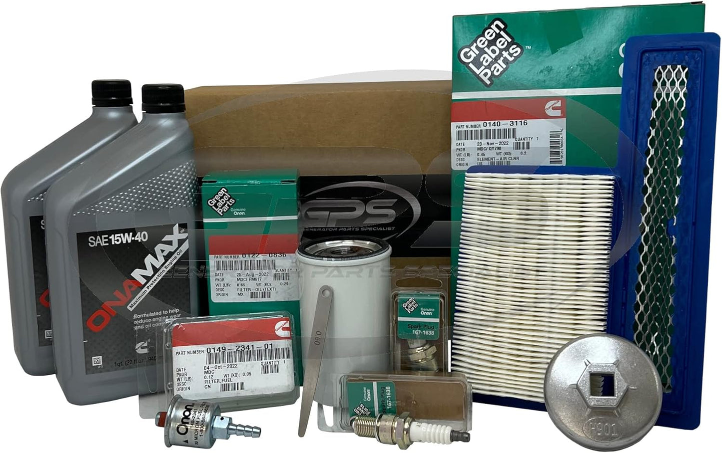 GPS Generator Parts Specialist Tune Up Kit for Cummins Onan RV