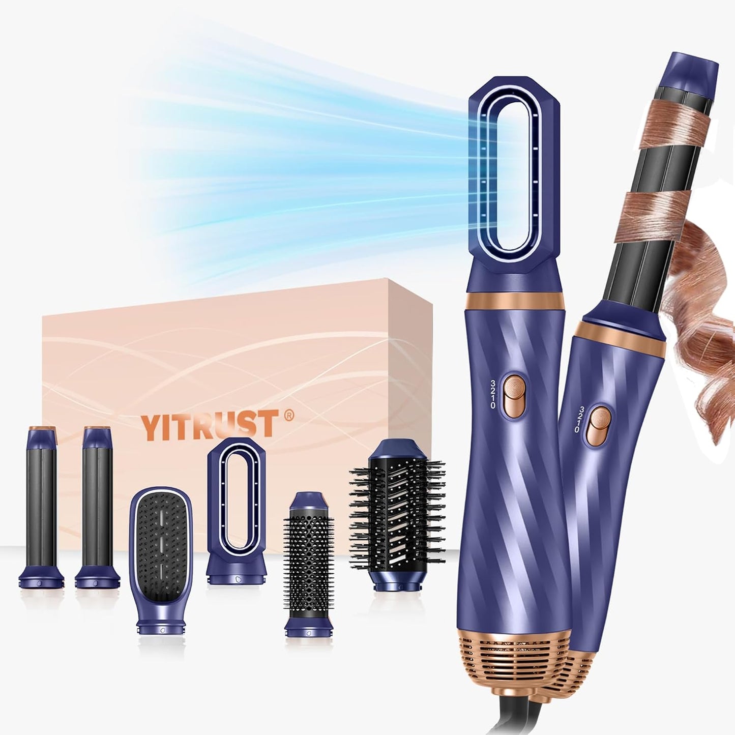 Yitrust 6-in-1 Detachable Hot Air Styler
