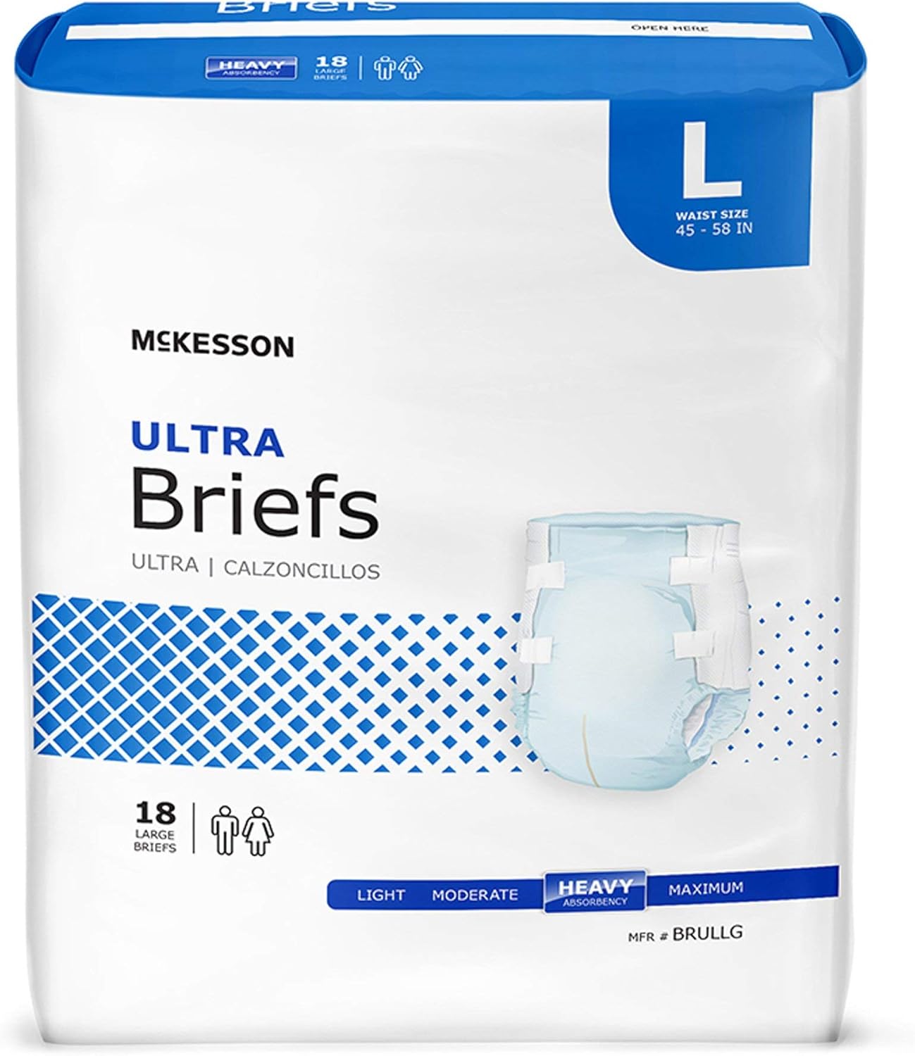 McKesson Ultra Briefs: Heavy Absorbency for 72 Total
