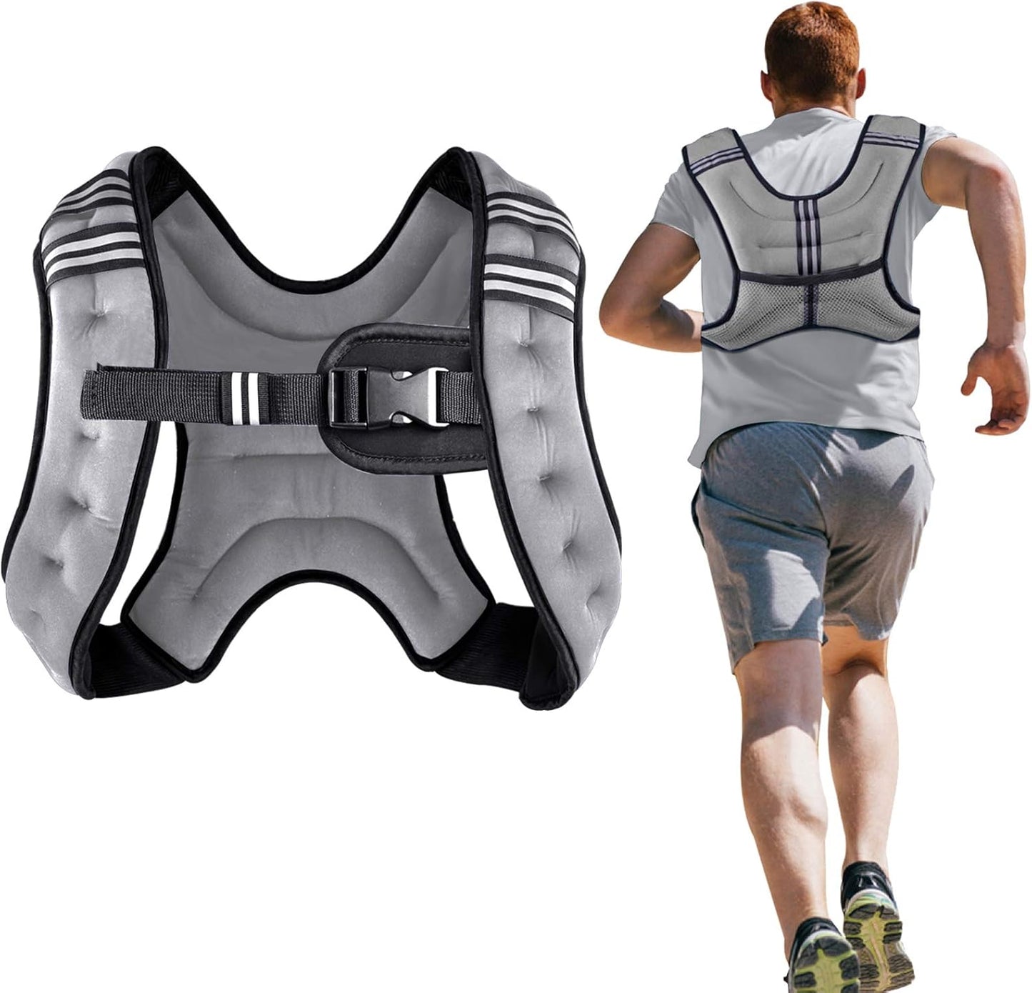 Weighted Vest for Men Women Kids - Adjustable Body Weight Vest