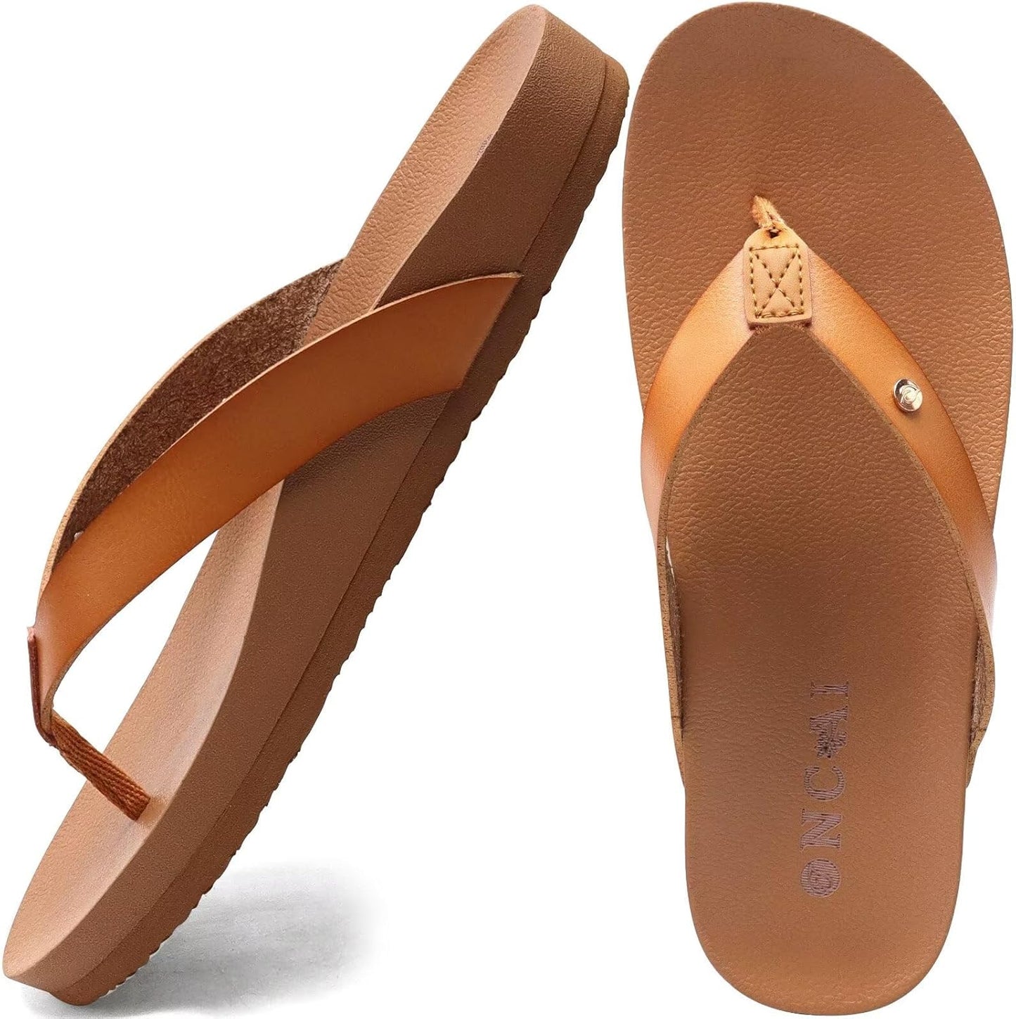 ONCAI Womens Flip Flops Comfortable Strap Yoga Mat Sandals
