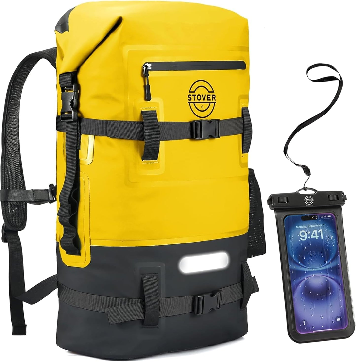STOVER Waterproof Backpack for Kayaking, Hiking, and Travel