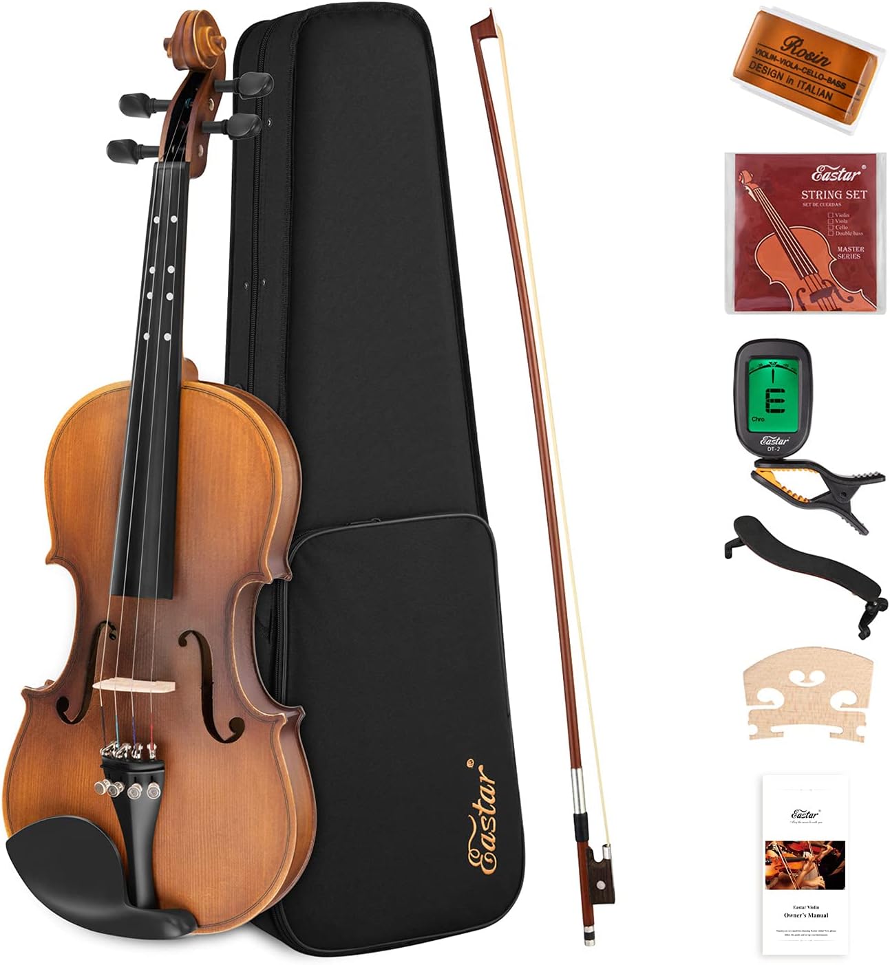 Eastar 4/4 Full Size Violin Set for Beginners and Adults