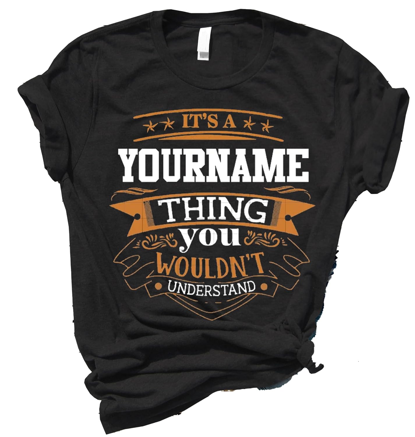 Personalized Your Name Tee: Handmade Quality