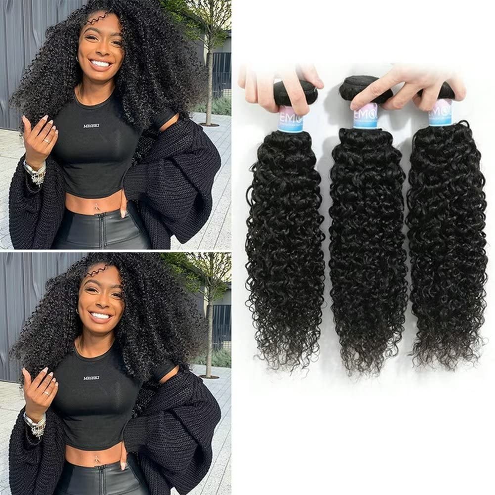 Kinky Curly Human Hair Bundles - Thick Curly Weave for You