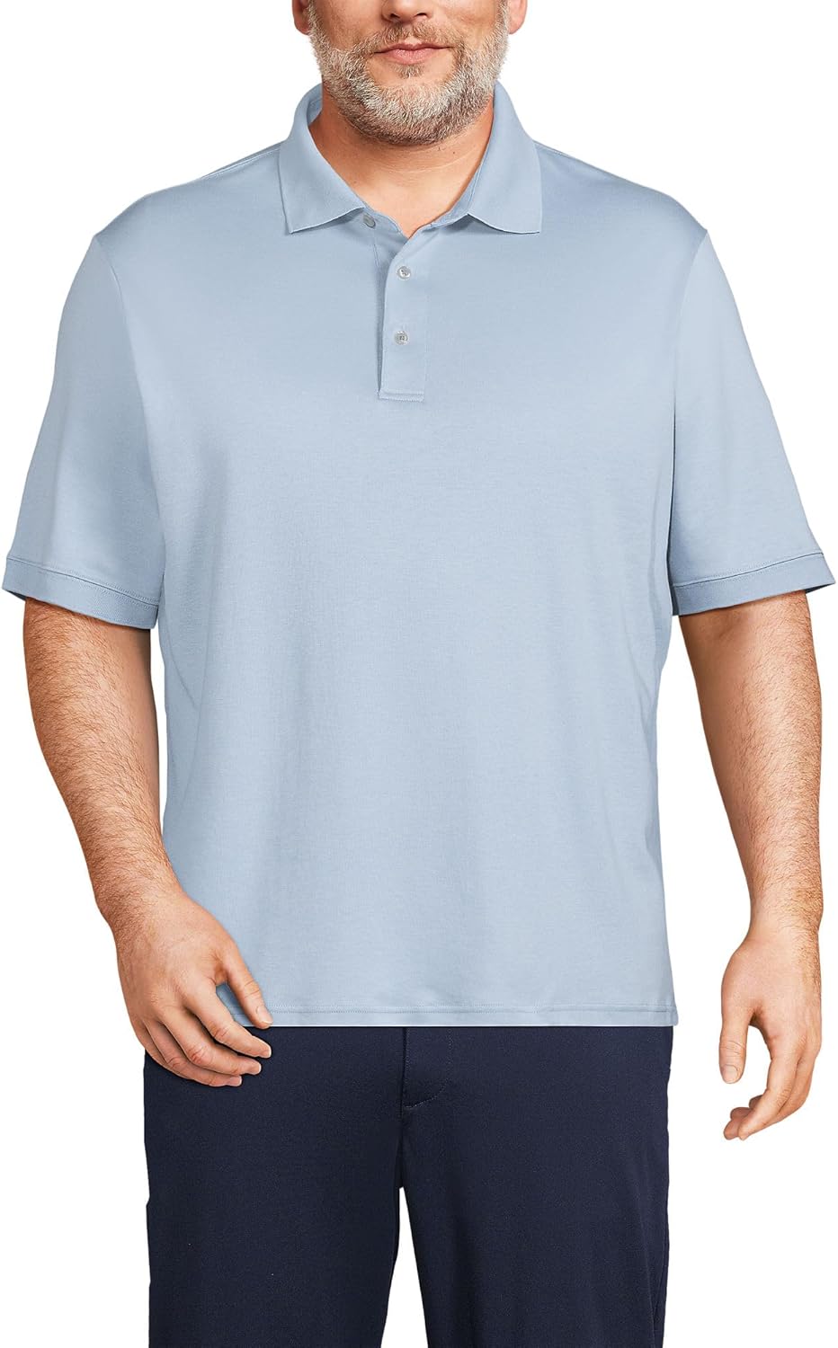 Lands' End Men's Short Sleeve Supima Cotton Polo Shirt Review