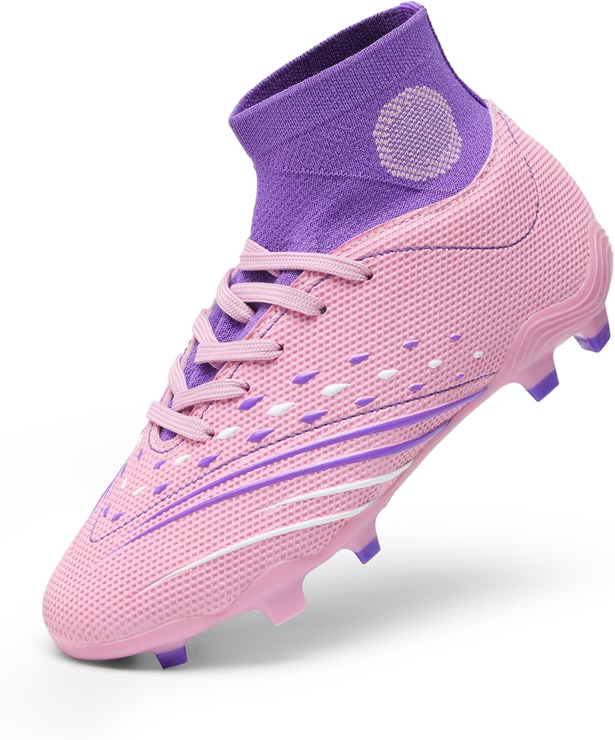 DREAM PAIRS Youth Football Cleats for Kids - High Top Soccer Shoes