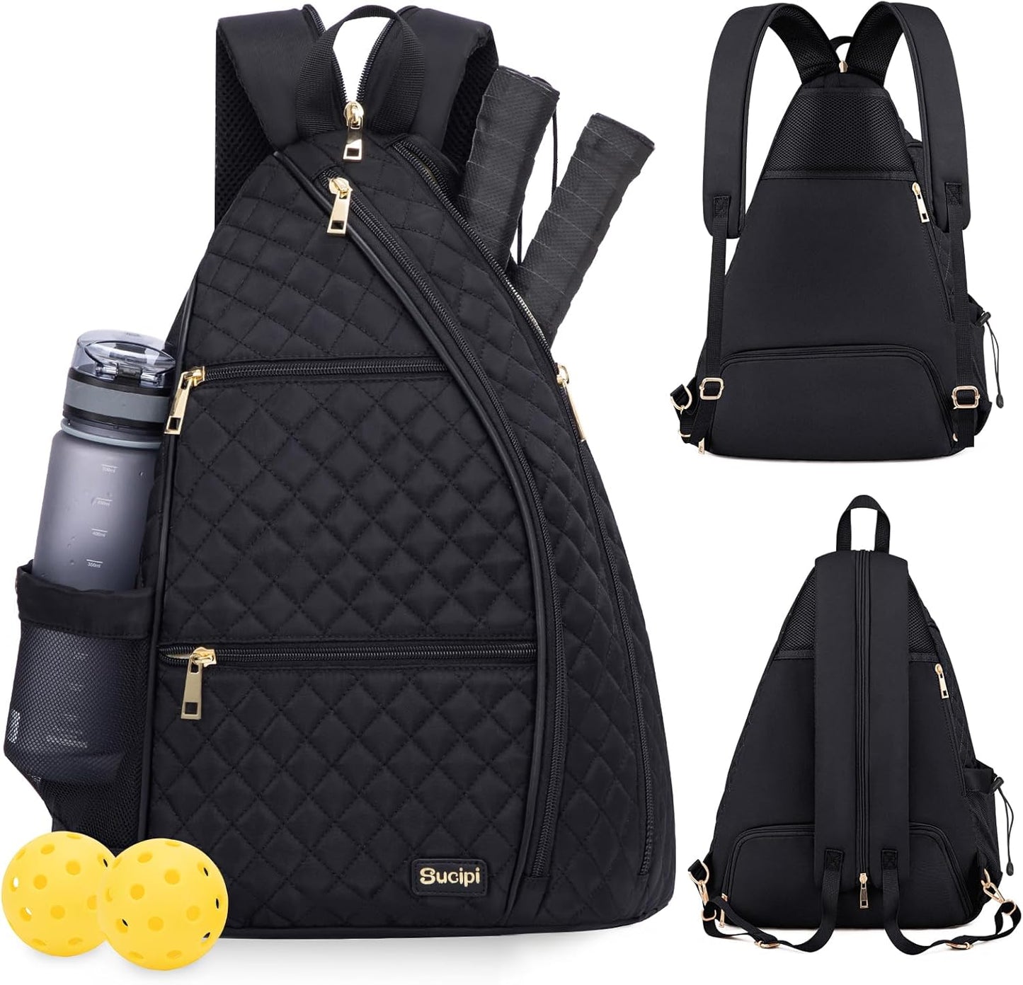 Durable Sucipi Women's Pickleball Backpack for Sports & Travel
