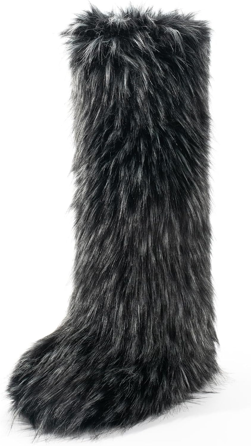 IXU Women's Faux Fur Boot for Ultimate Winter Comfort and Style