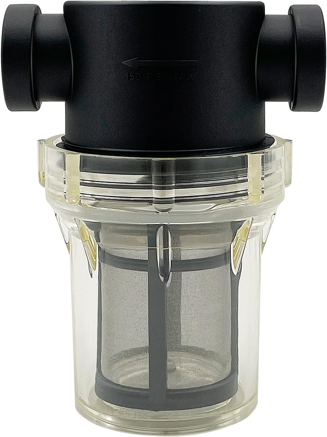 SAFBY 3/4 In-Line Strainer w/ 100 Mesh Filter - Clear Flow!