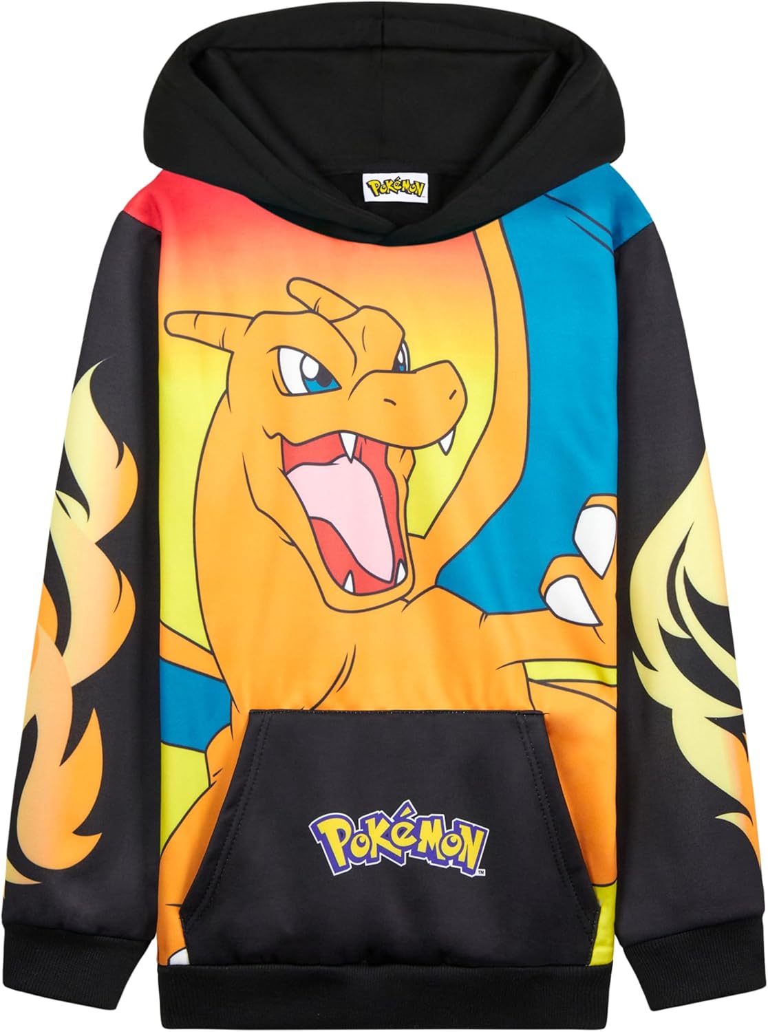 Pokemon Hoodie for Boys & Teens - Warm Anime Pikachu Sweater