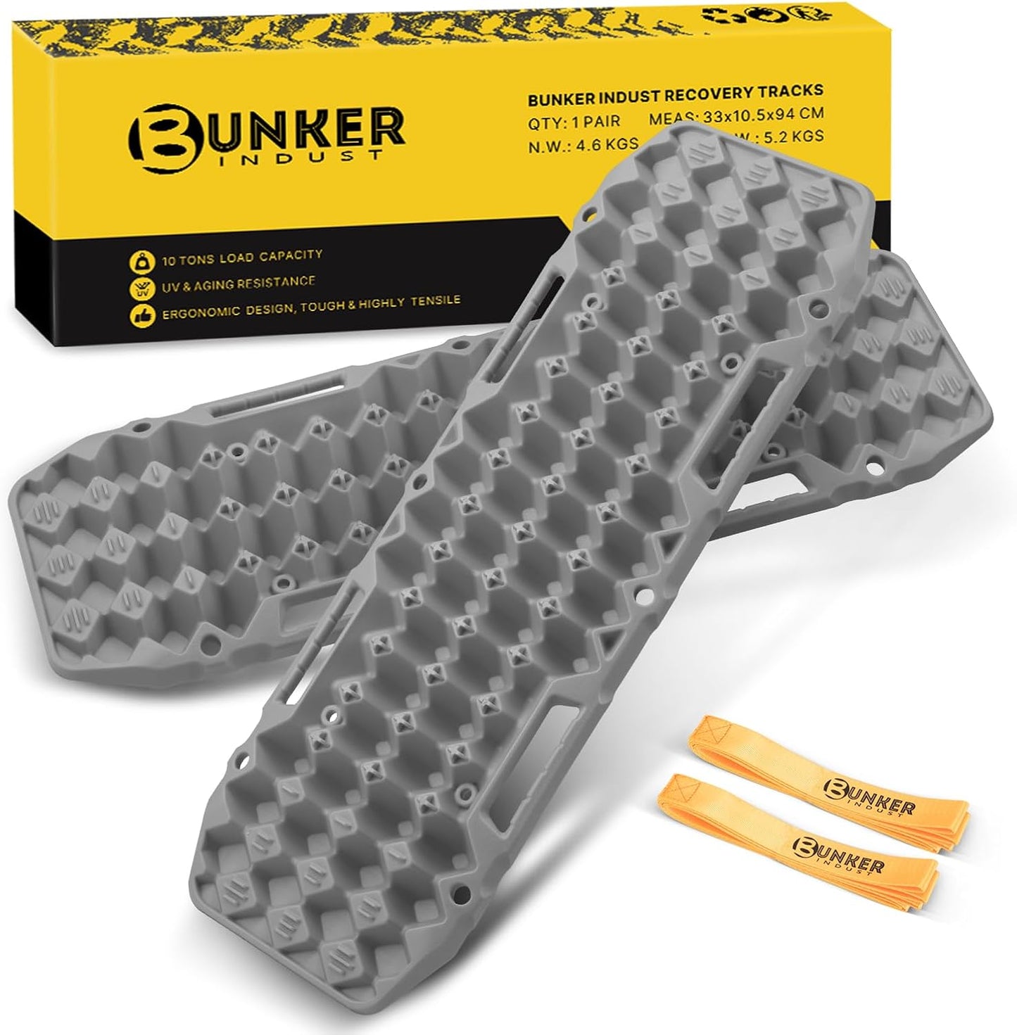 BUNKER INDUST Off Road Traction Boards for 4x4 Truck Jeep