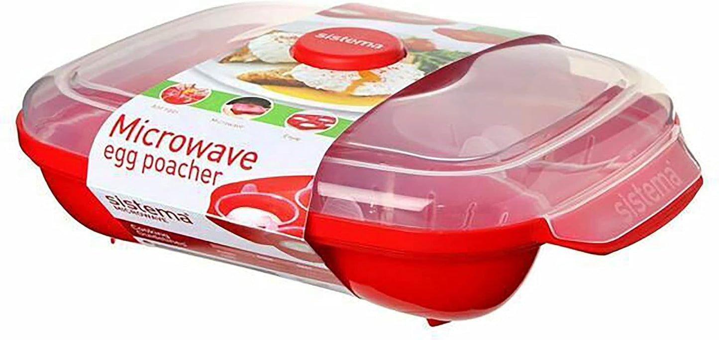 Sistema Microwave Egg Poacher - Cook 4 Eggs Quickly!