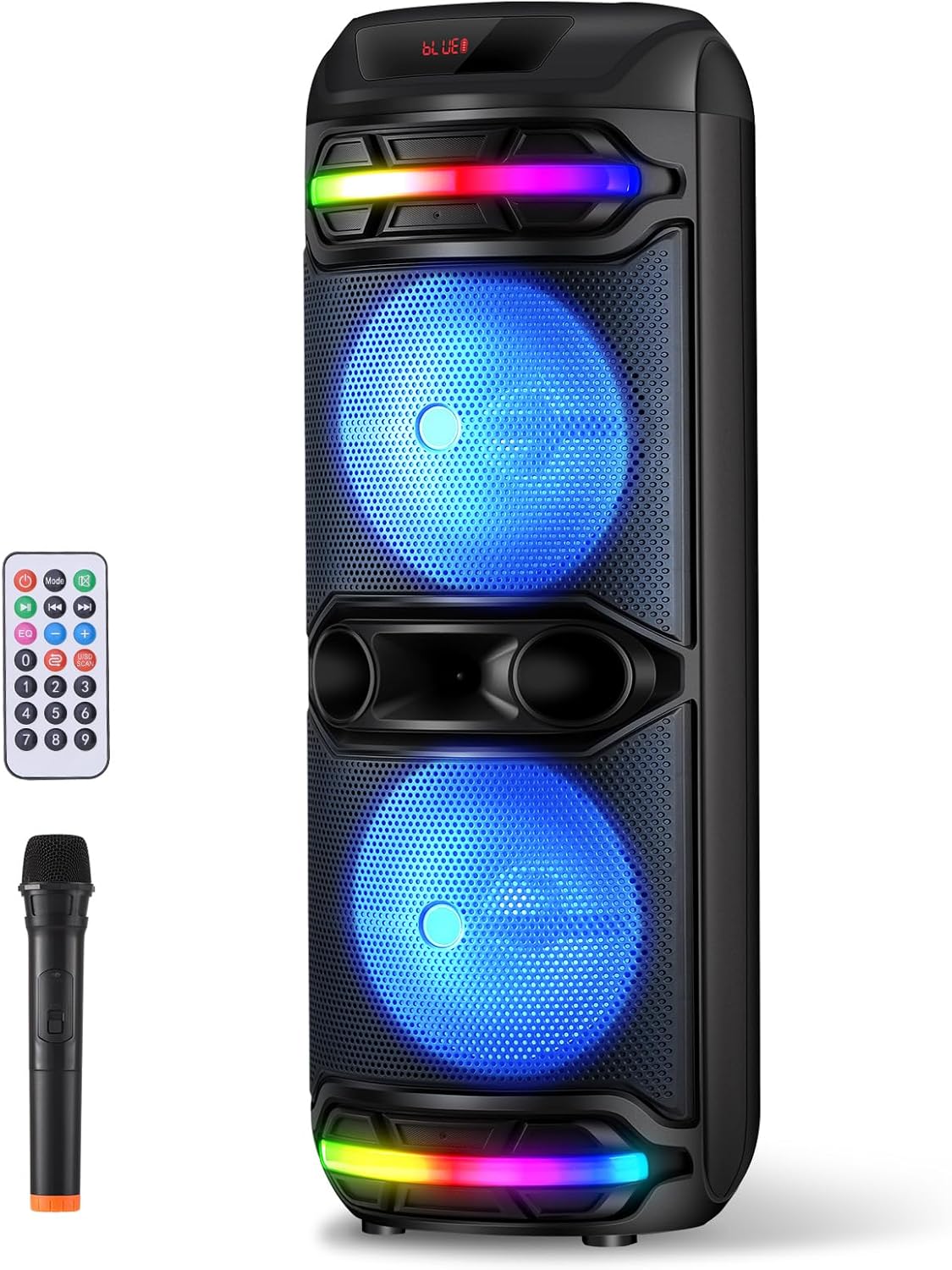 Dual 12 Inch Wireless Party Bluetooth Speakers for Ultimate Fun