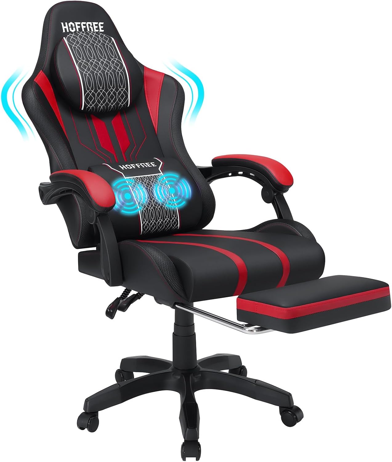 HOFFREE Gaming Chair with Massager - Ultimate Comfort