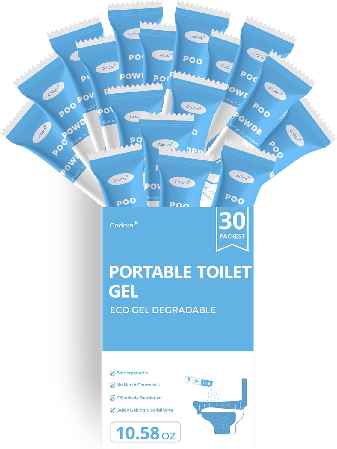 Fast-Absorbing Eco Toilet Gel for Outdoor Fun!