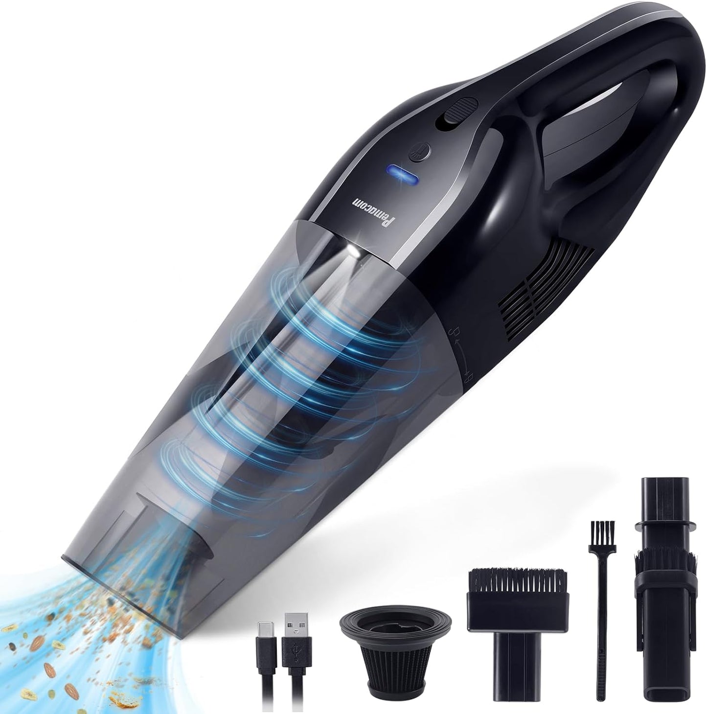 10KPa Cordless Handheld Vacuum: Strong Suction, Low Noise