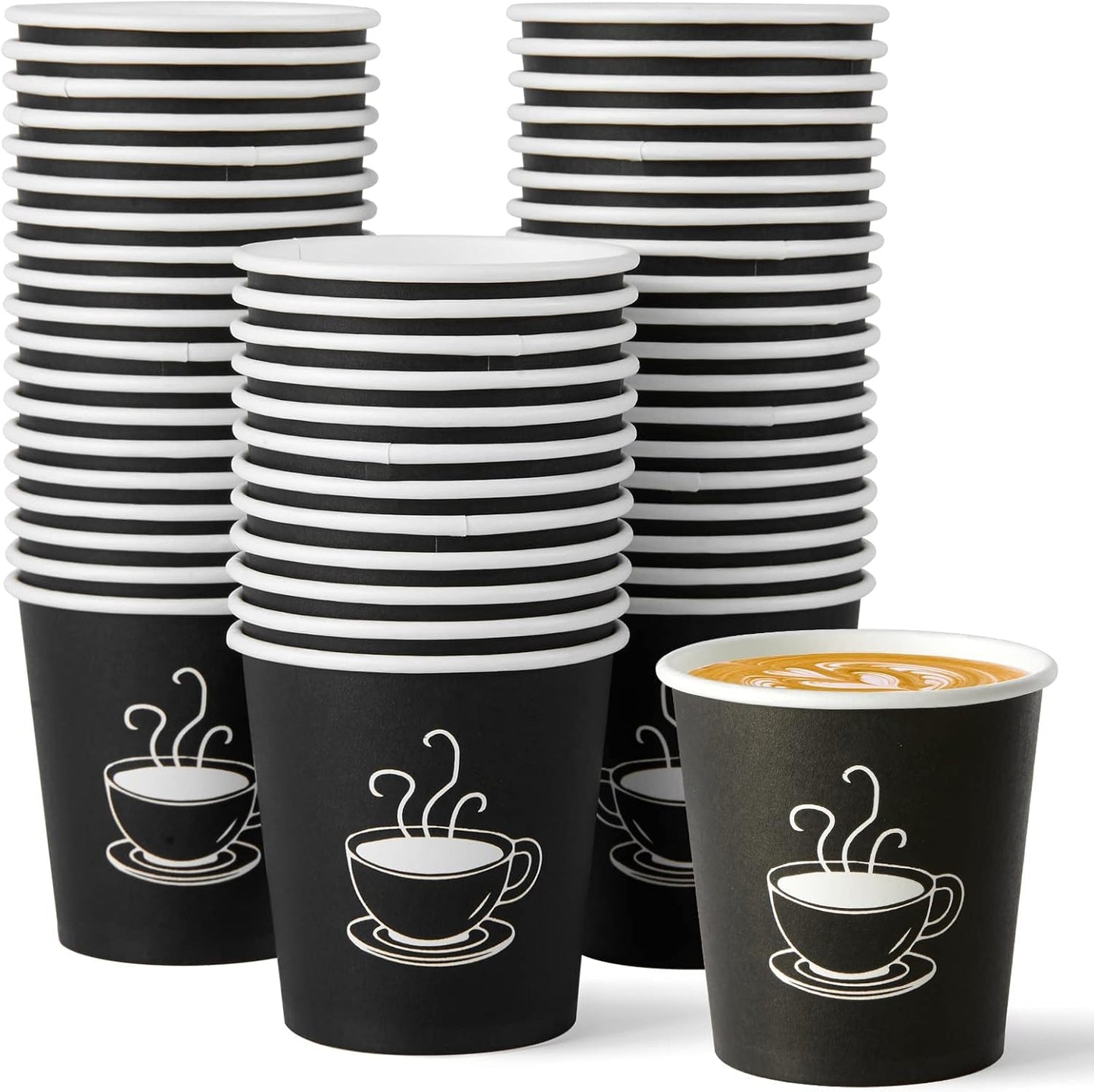 600 Pack 4 oz Paper Cups | Disposable Hot/Cold Cups