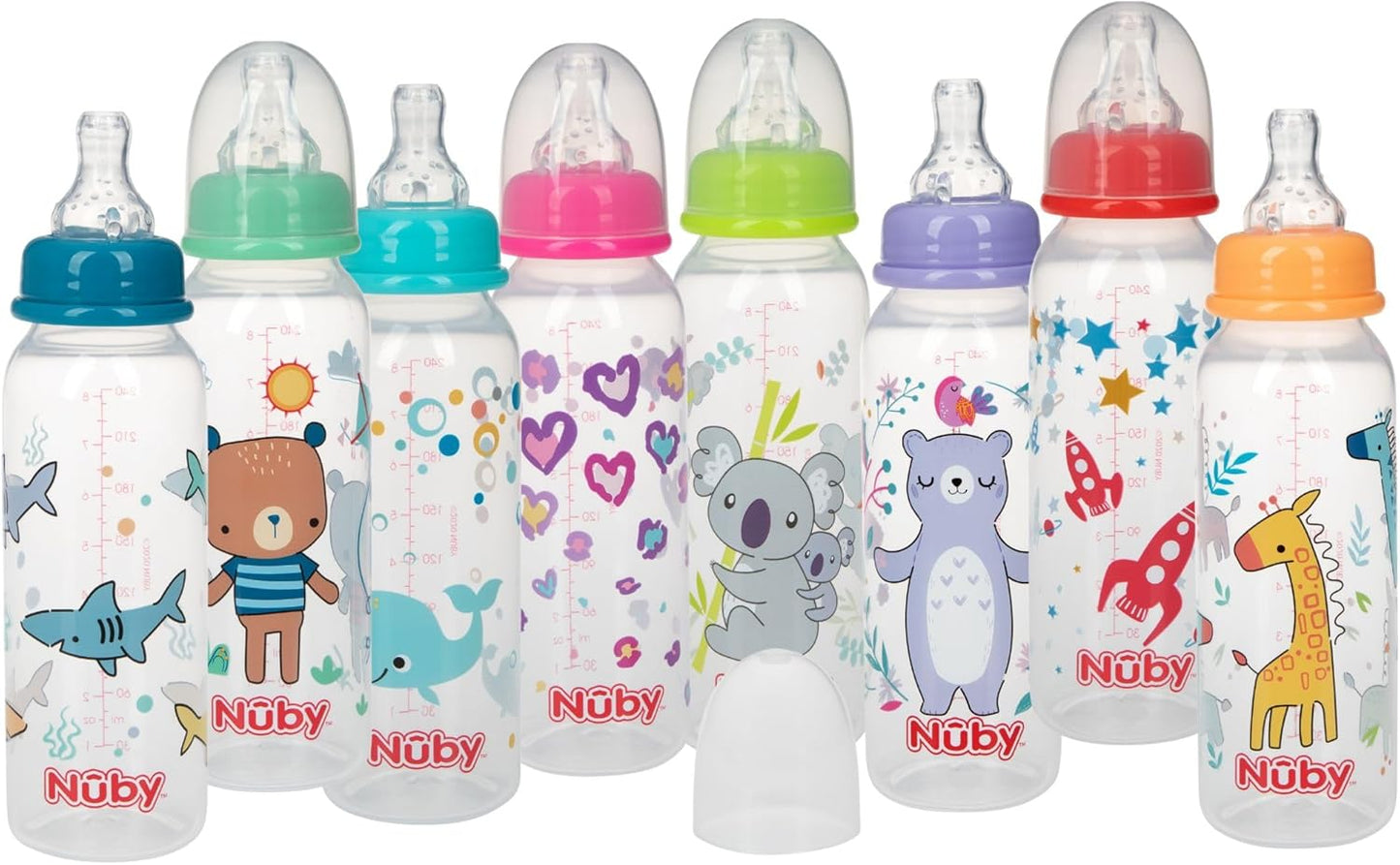 Nuby Non-Drip Bottle 8oz - Leak-Proof Feeding!