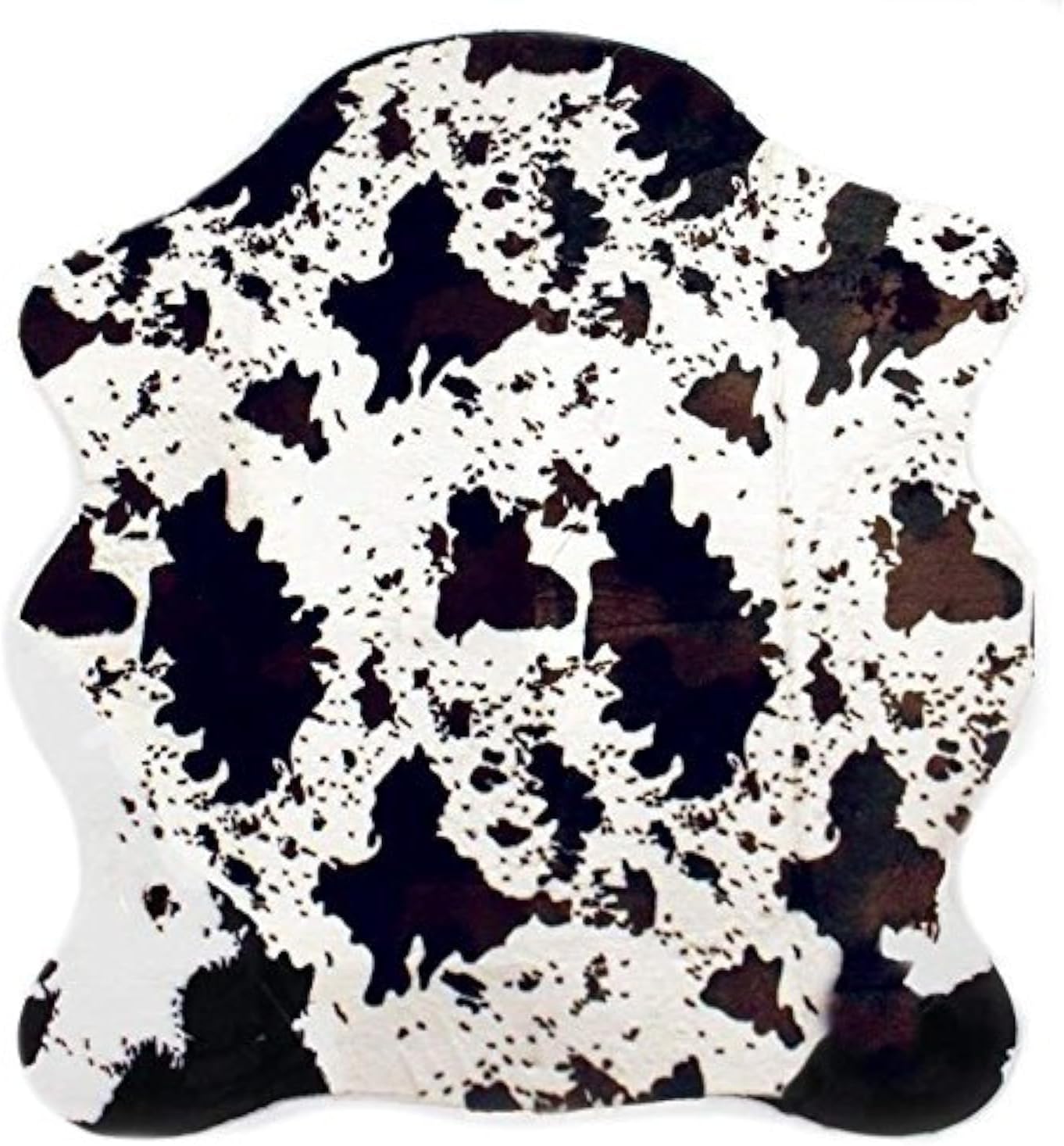 Cute Cow Print Rugs for Kids Room - Soft Faux Cow Hide Decor