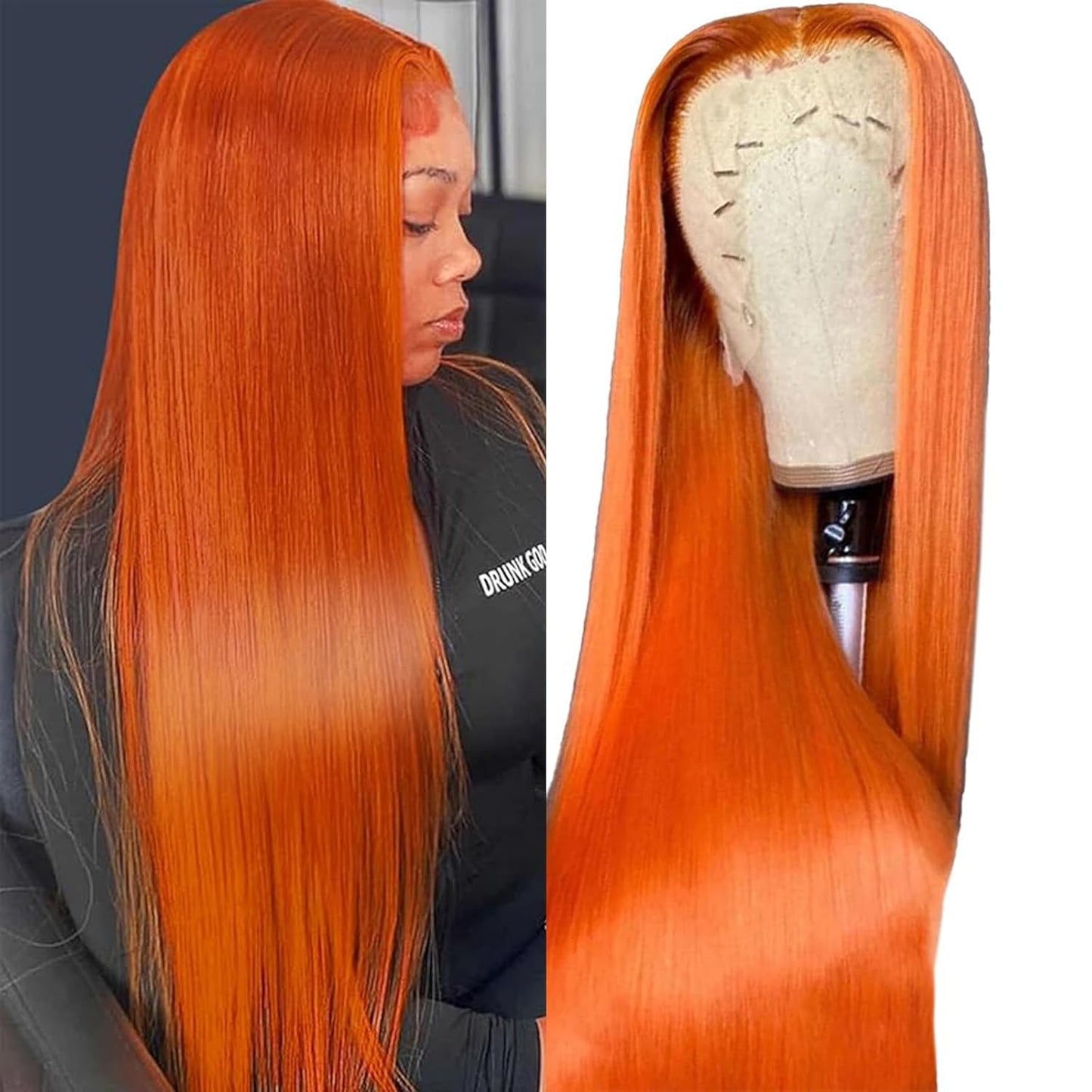 Ginger Lace Front Wigs Human Hair 24inch for Stunning Looks