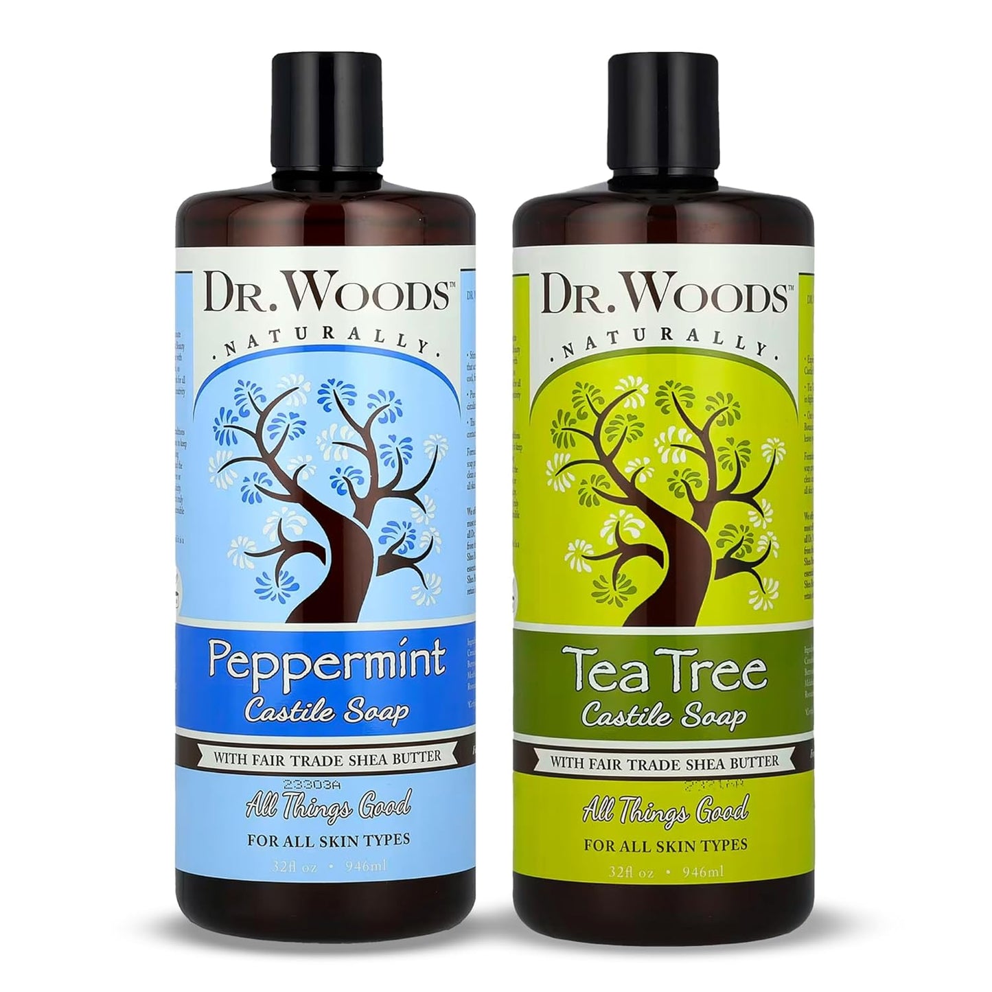 Dr. Woods Liquid Castile Soap with Tea Tree and Peppermint Oil