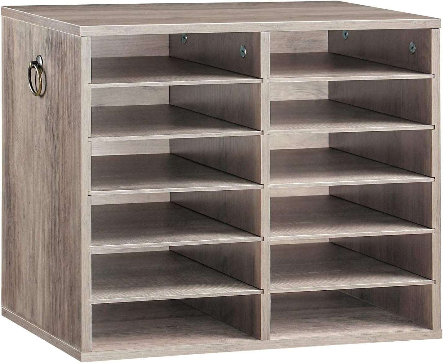HOOBRO Literature Organizers with Adjustable Shelves for Office