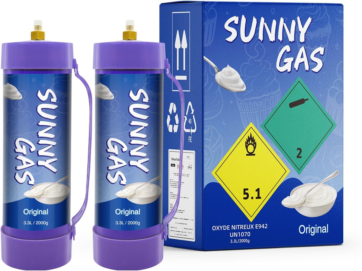 2000g Whip Cream Charger Tank - SUNNY GAS