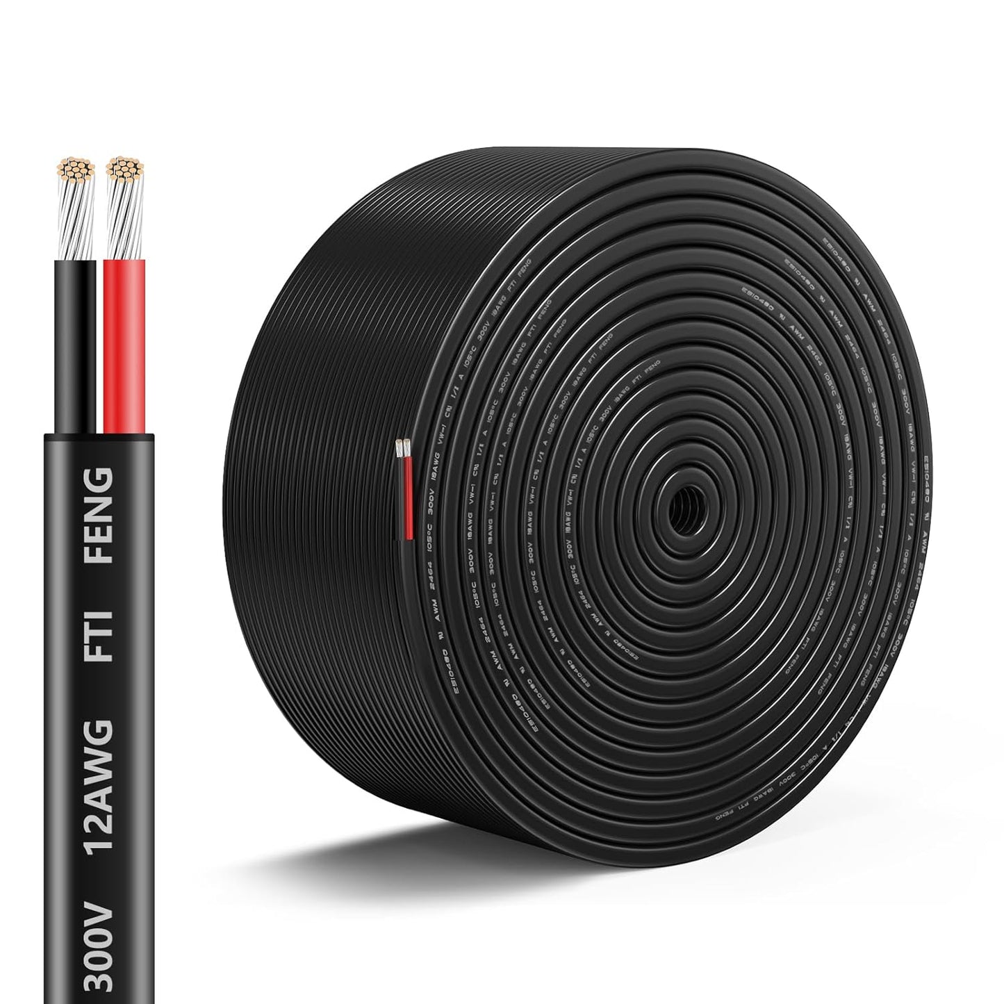 12 Gauge Wire 2 Conductor Electrical Wire for Versatile Use