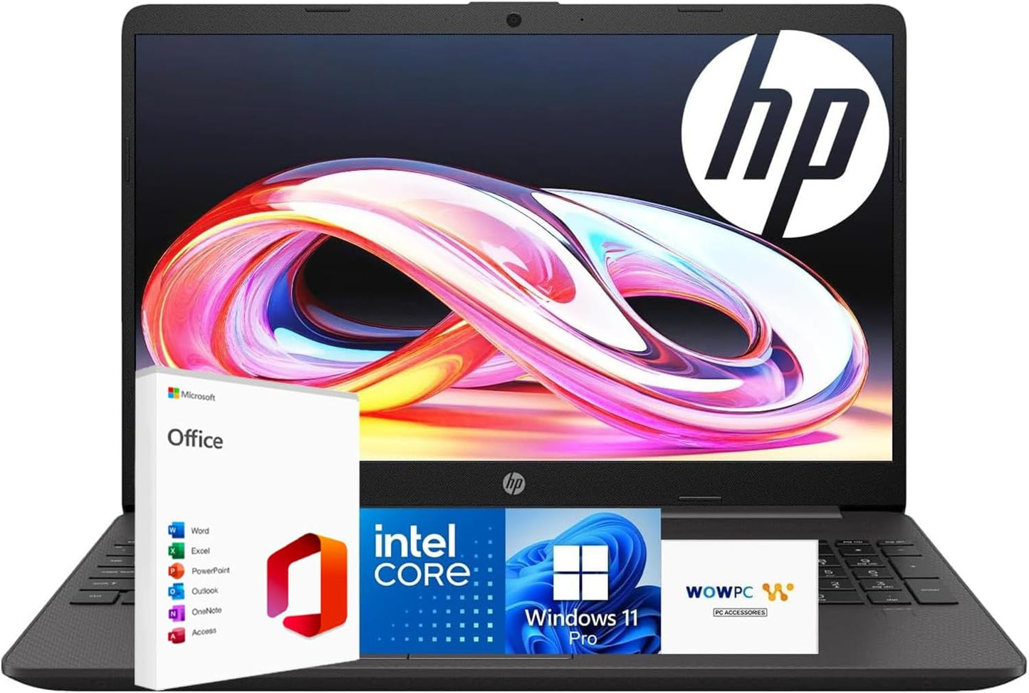 HP G9 Laptop with Intel Dual-Core, 15.6in Display & Office
