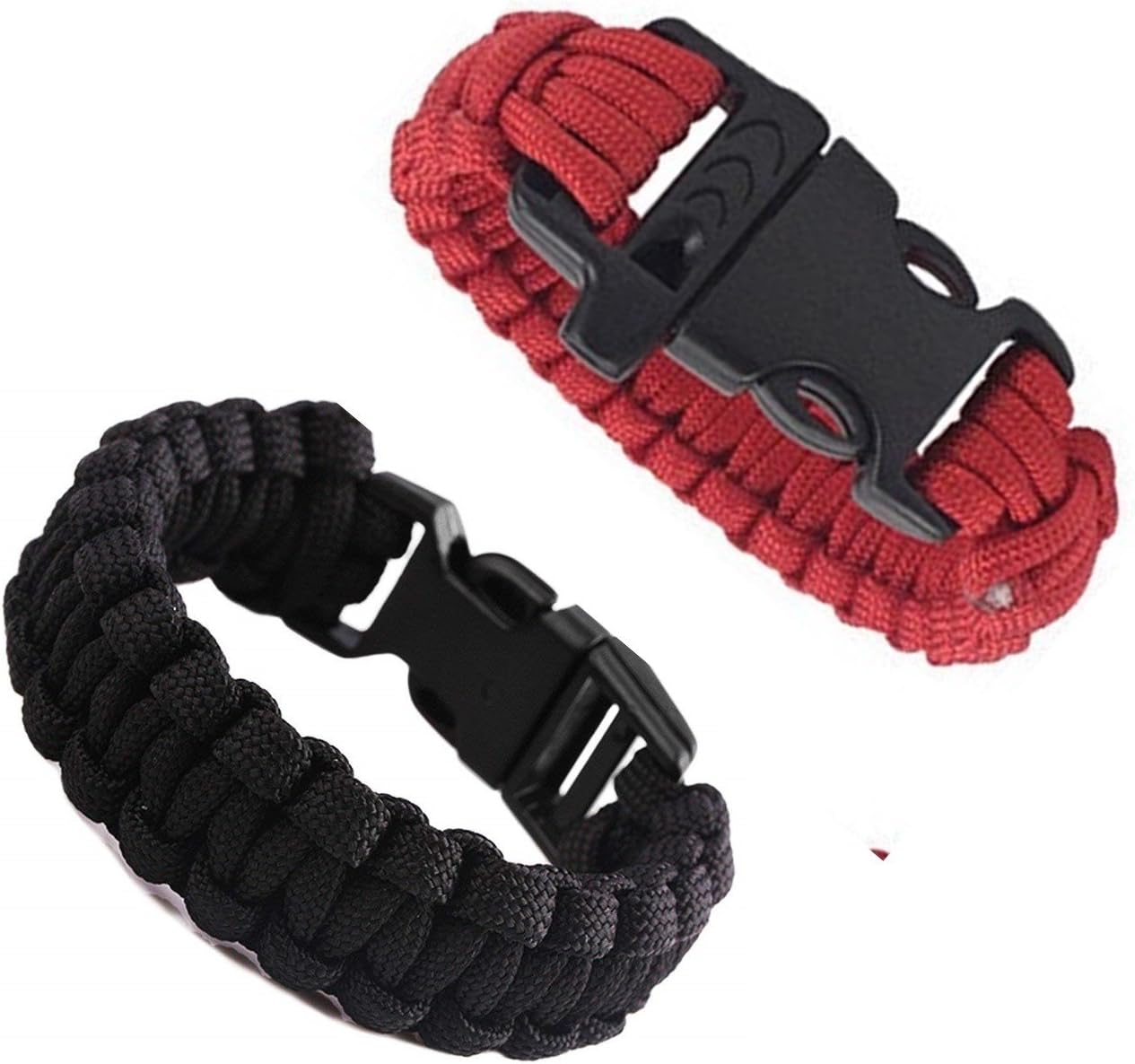 Emergency Paracord Bracelets Set by L&F Home