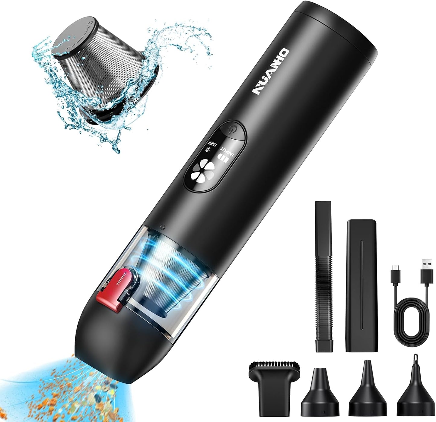 Nuanho Cordless Car Vacuum - Powerful & Portable