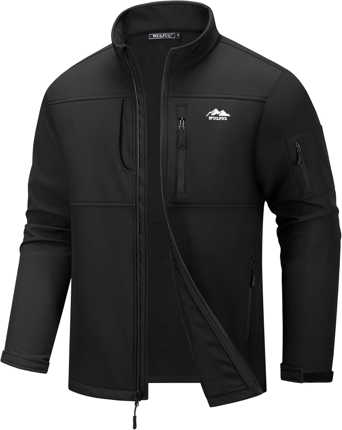 WULFUL Men's Lightweight Softshell Jacket for All Seasons