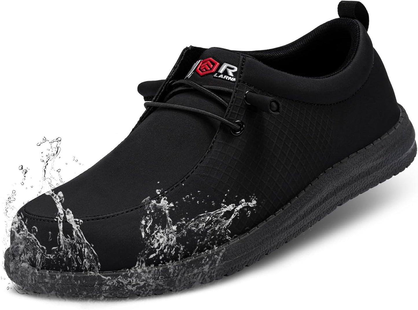 LARNMERN Steel Toe Loafers for Women: Comfortable Slip On Shoes