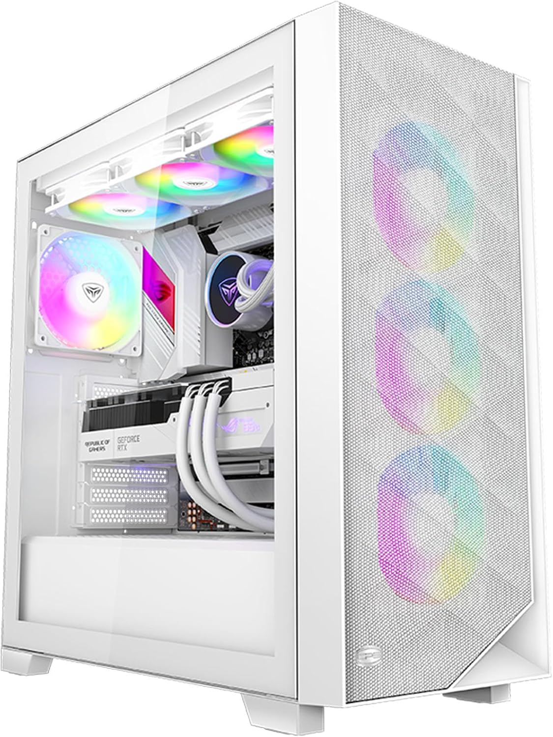 PCCOOLER CPS C3D510 High Airflow ATX PC Case for Gamers