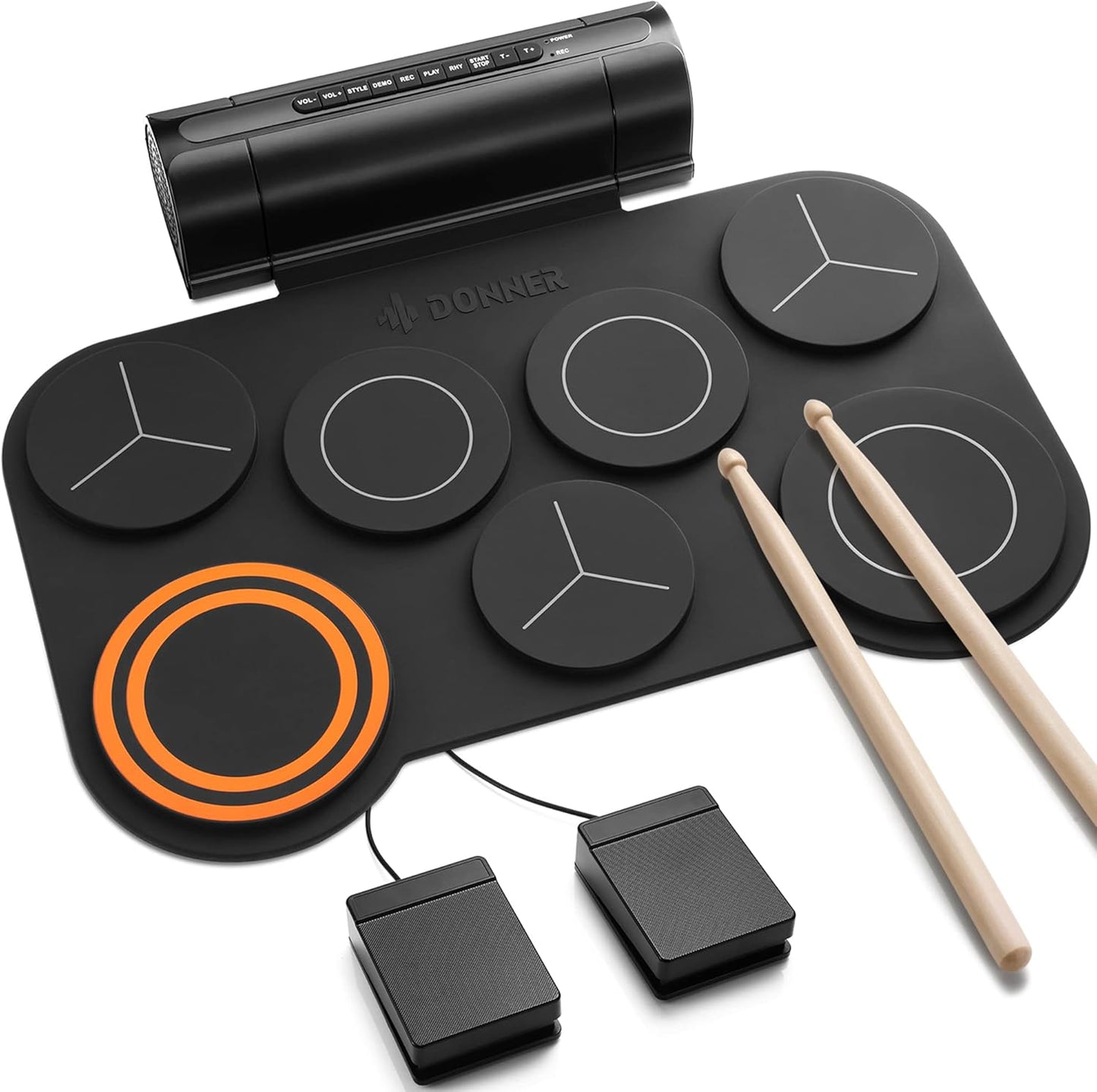 Donner Electronic Drum Set with 7 Pads for Kids and Adults