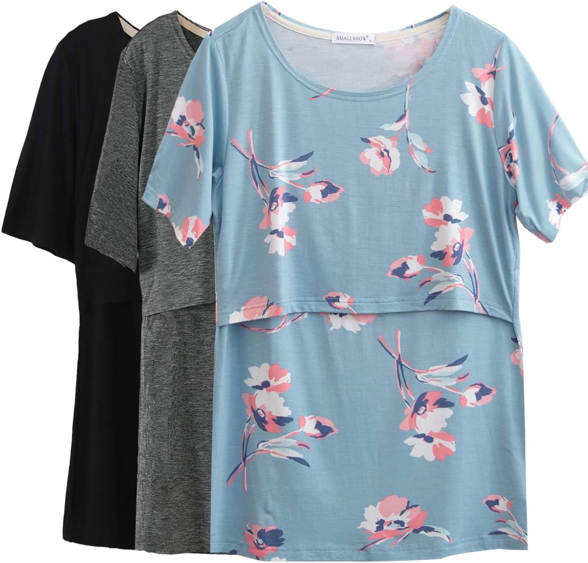 Smallshow Women's Maternity Nursing Tops for Comfortable Feeding