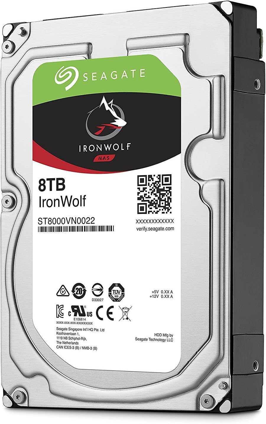 Seagate IronWolf 8TB NAS HDD - Reliable RAID Performance