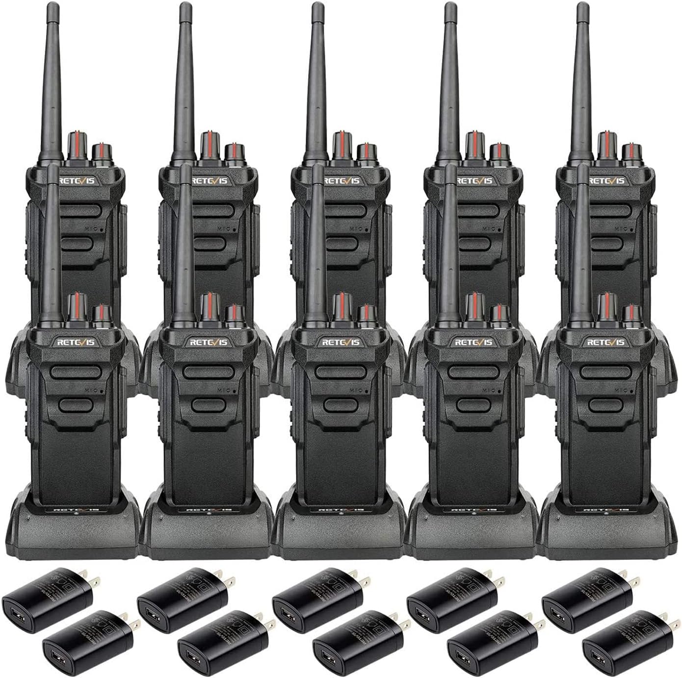 Retevis RT48 Waterproof Walkie Talkies for Heavy Duty Use