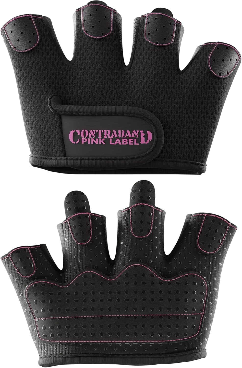 Contraband Pink Label Grip-Lock Gloves - Lift with Ease