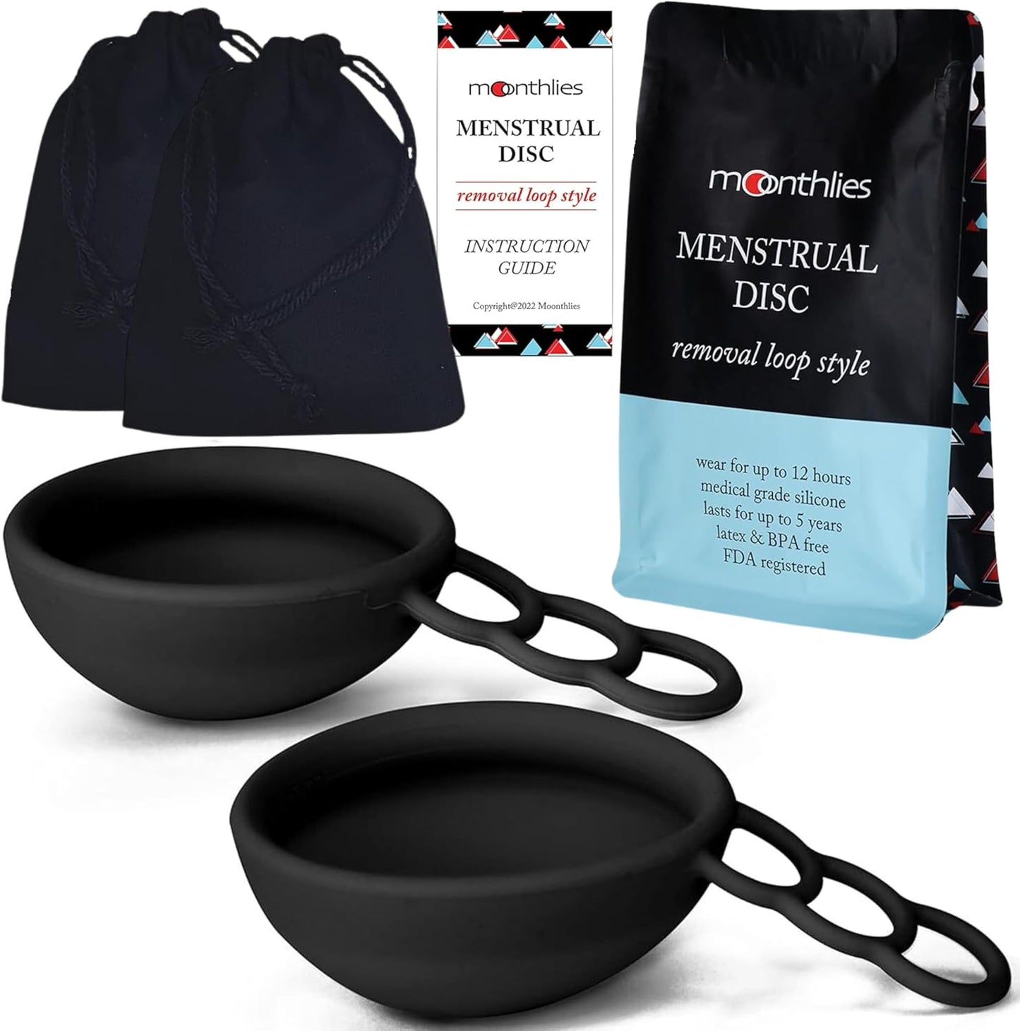 Sustainable MOONTHLIES Menstrual Disc Duo