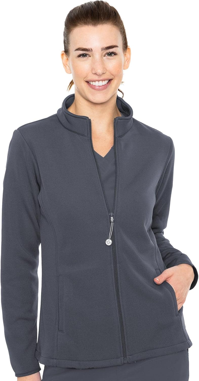 Med Couture Women's Performance Fleece Jacket with 4 Pockets