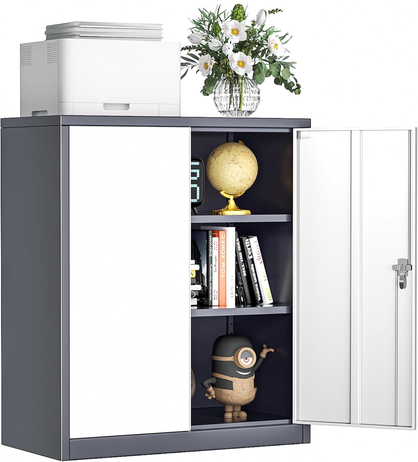 INTERGREAT Metal Garage Storage Cabinet for Home and Office