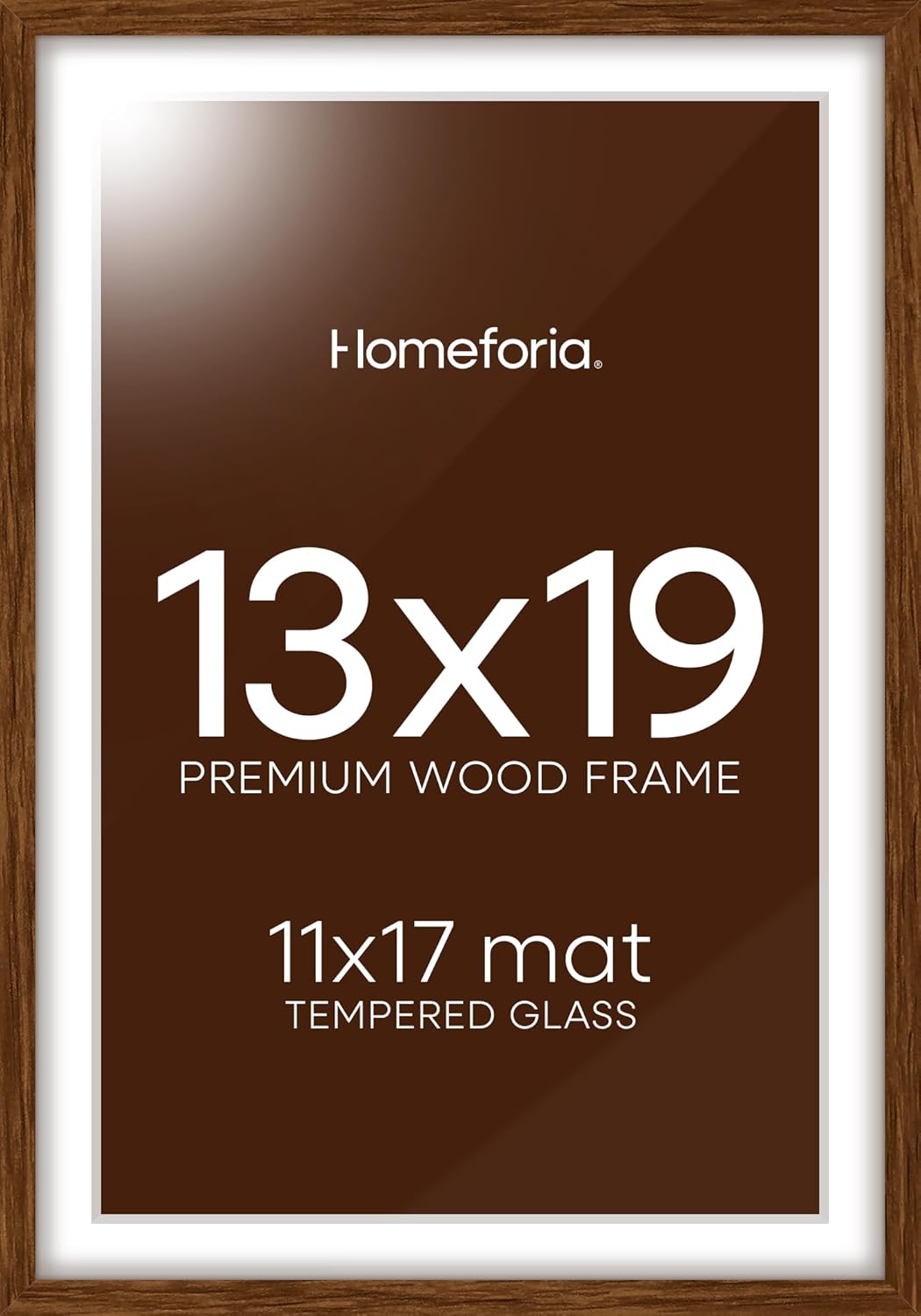 High-End Dark Oak 13x19 Picture Frame for Elegant Display