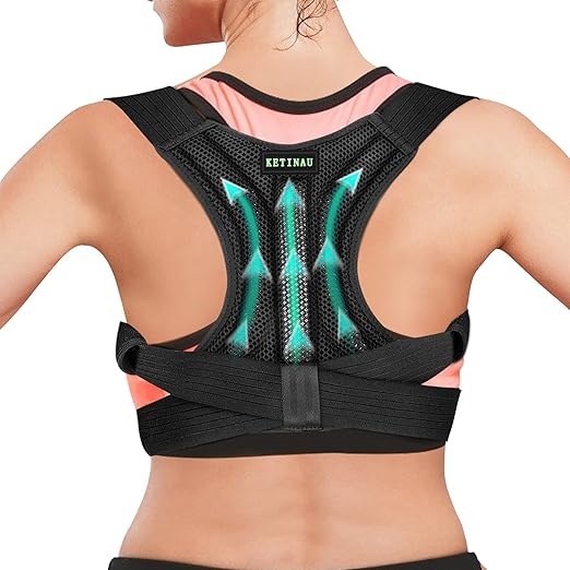 KETINAU Posture Corrector - Premium Back Brace for Comfort