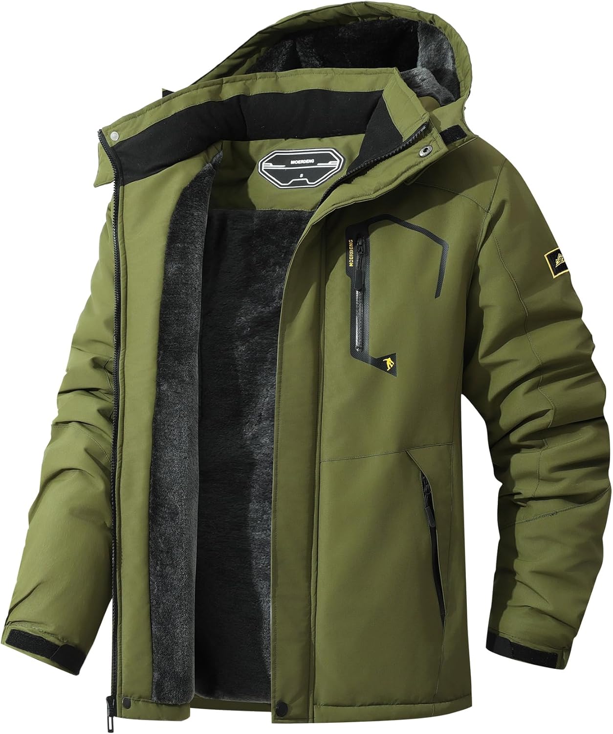 Men's Ski Jacket Warm Winter Snow Coat Waterproof Windbreaker