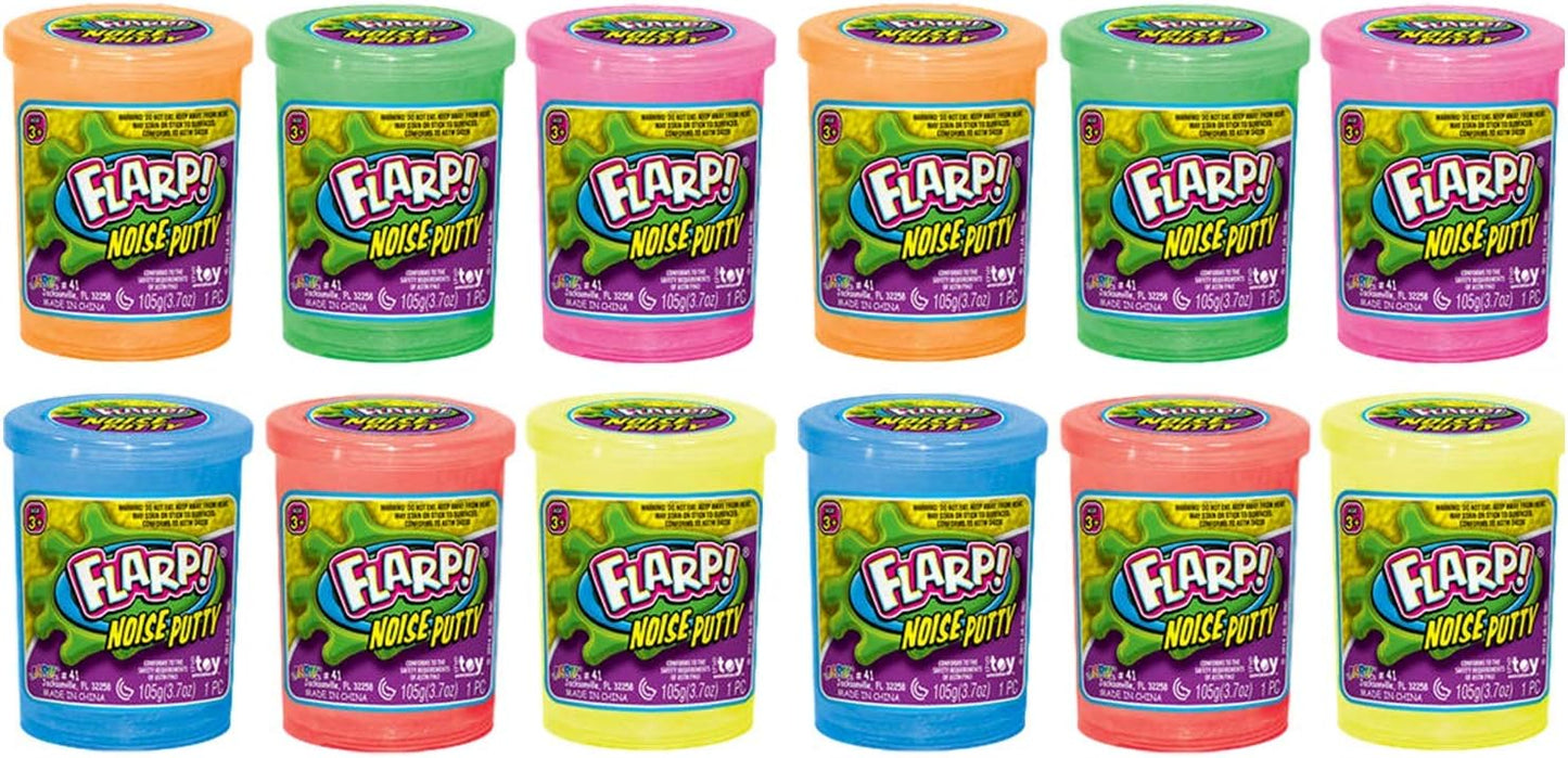 Flarp Noise Putty Scented 12 Pack Assorted Sensory Toys