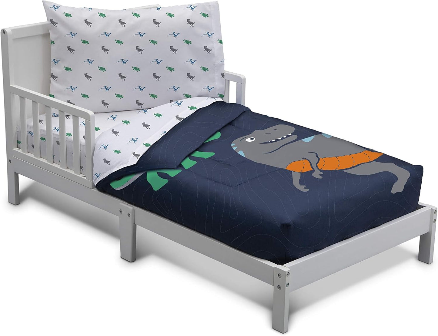 Delta Children 4 Piece Toddler Bedding Set - Jurassic Dinosaur