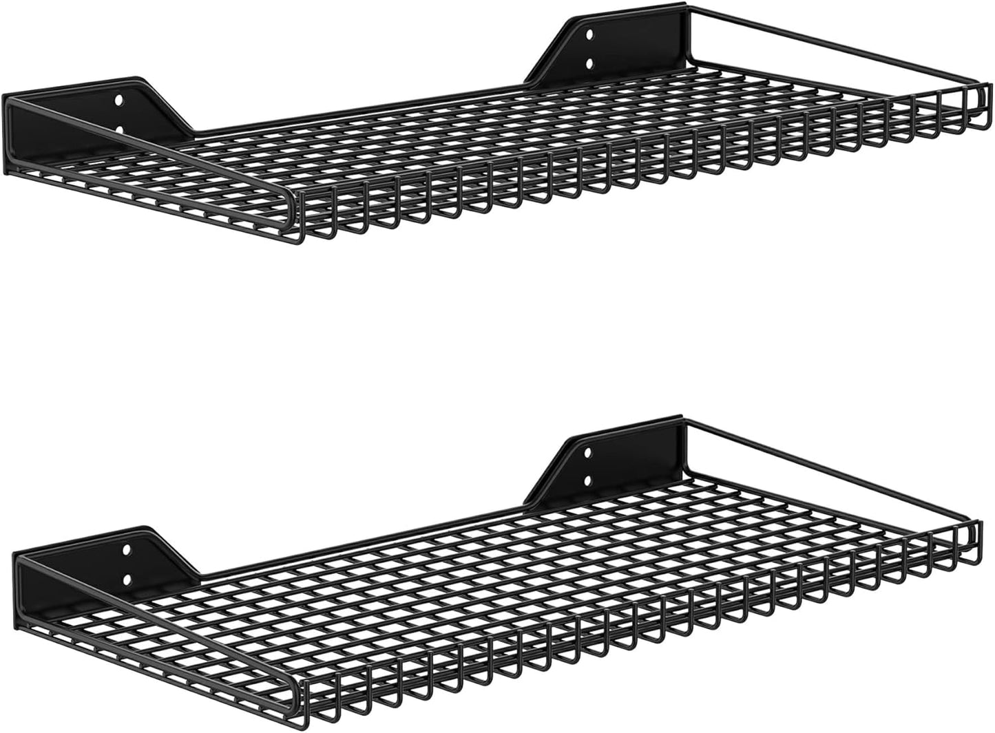 WALMANN 2 Pack Garage Wall Shelf for Heavy Duty Storage Needs